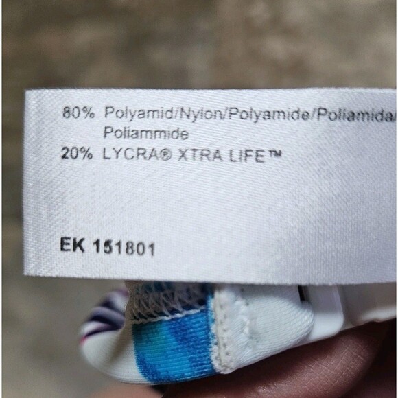 Amoena Bikini Top Size 8B Masectomy Swimwear Floral New With Tags - Picture 9 of 9